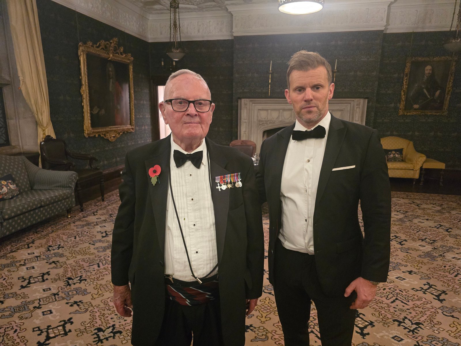 Ross toastmaster at formal masonic dinner